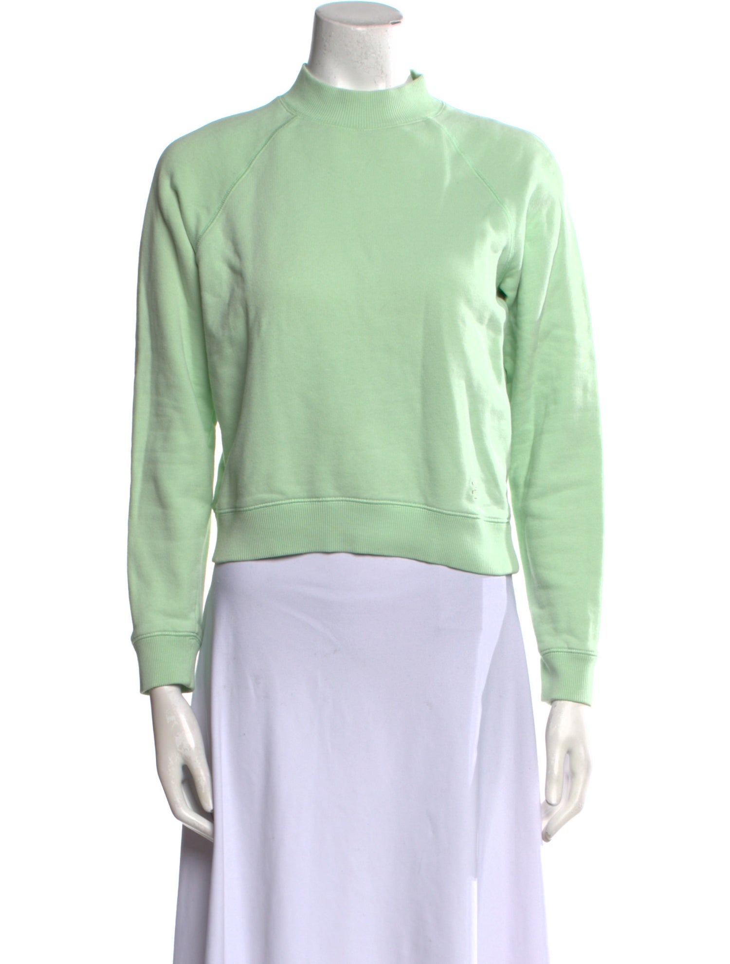 Tory Burch Mock Neck Long Sleeve Sweatshirt