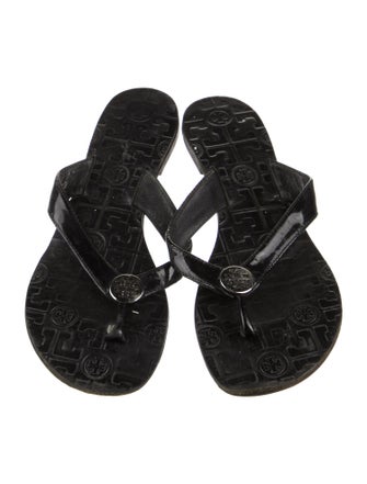 Tory Burch Leather Flip Flops