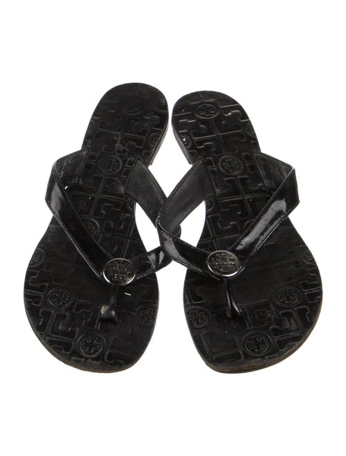 Tory Burch Leather Flip Flops