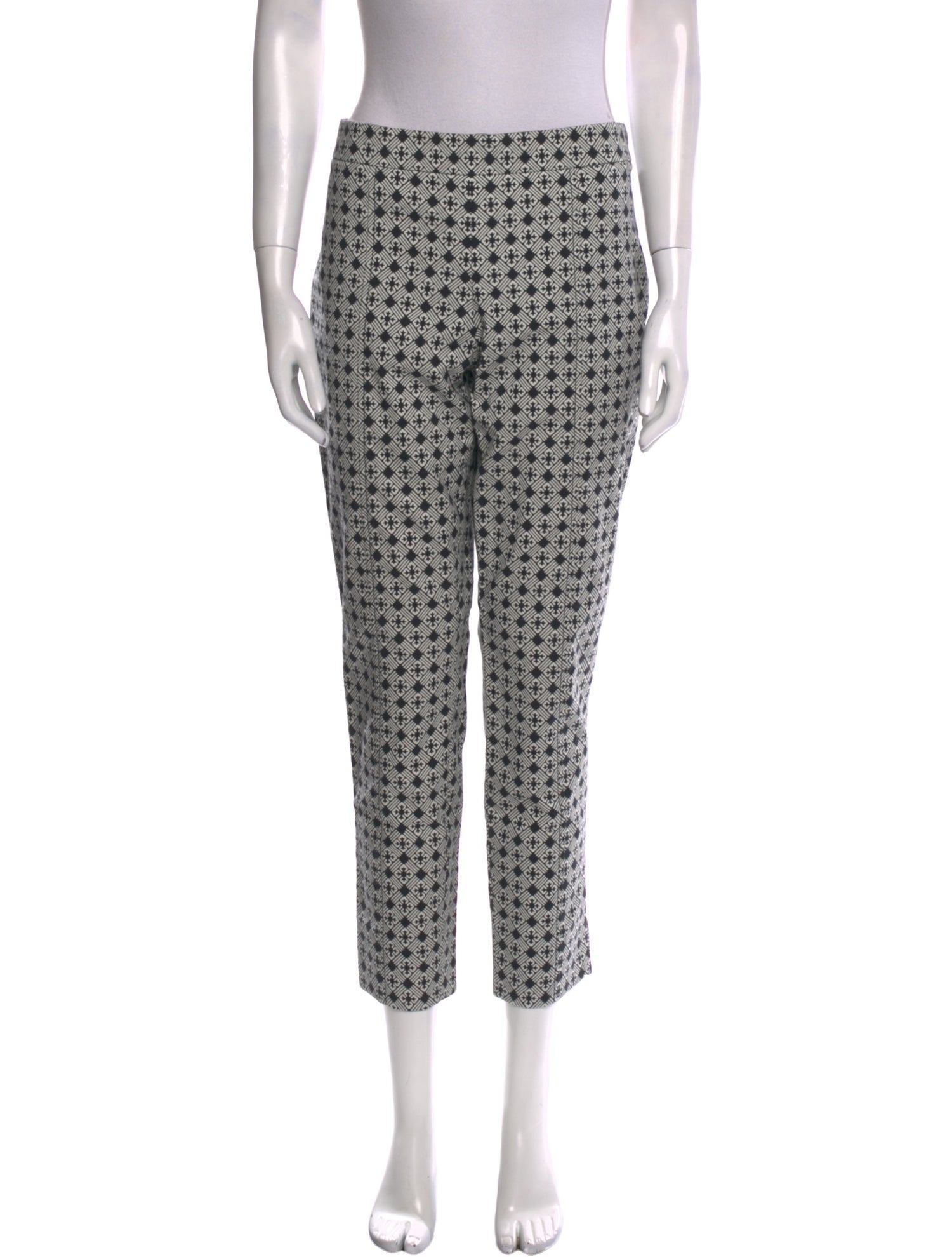 Tory Burch Printed Straight Leg Pants