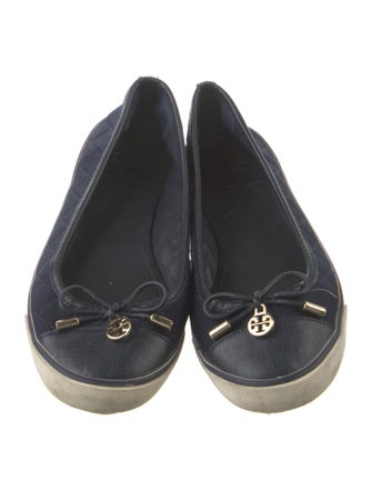Tory Burch Quilted Pattern Neoprene Flats