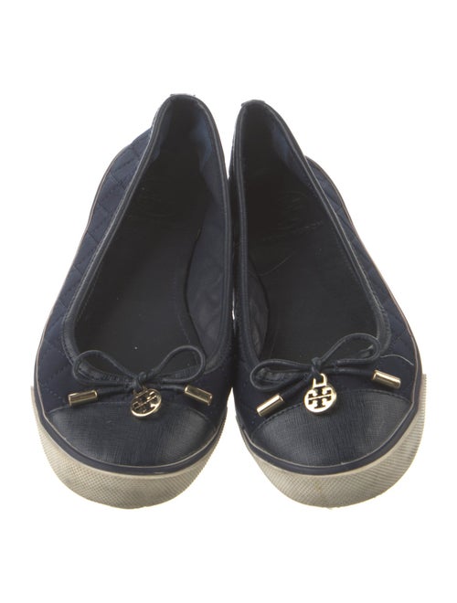 Tory Burch Quilted Pattern Neoprene Flats