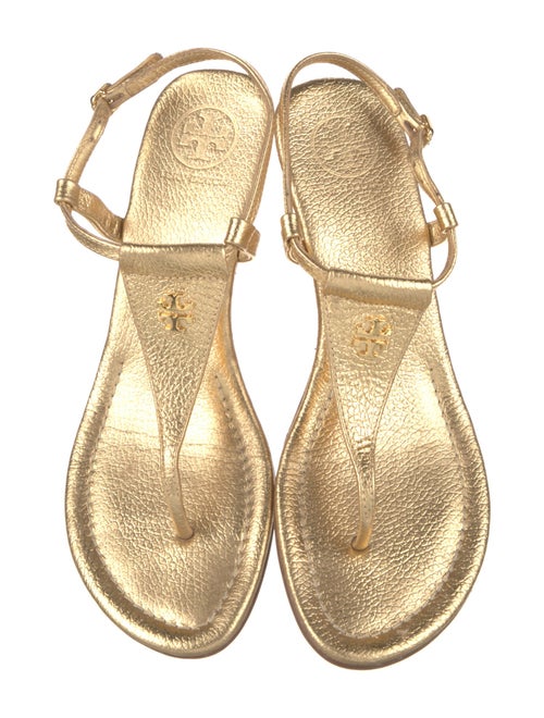 Tory Burch Leather T-Strap Sandals