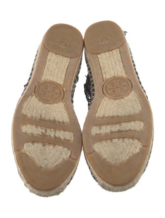 Tory Burch Mesh Embroidered Accent Espadrilles