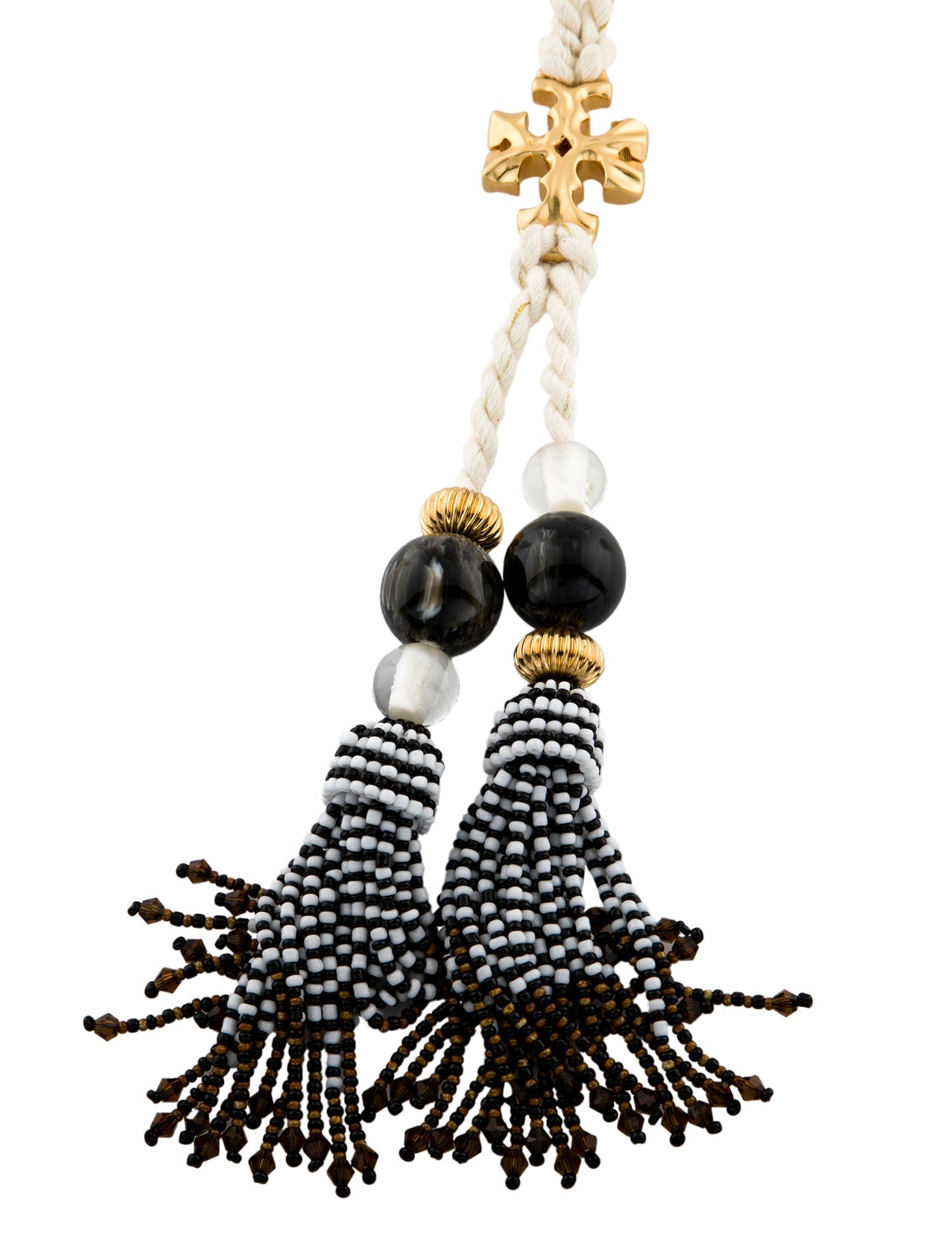 Tory Burch Roxanne Tassel Rope Necklace