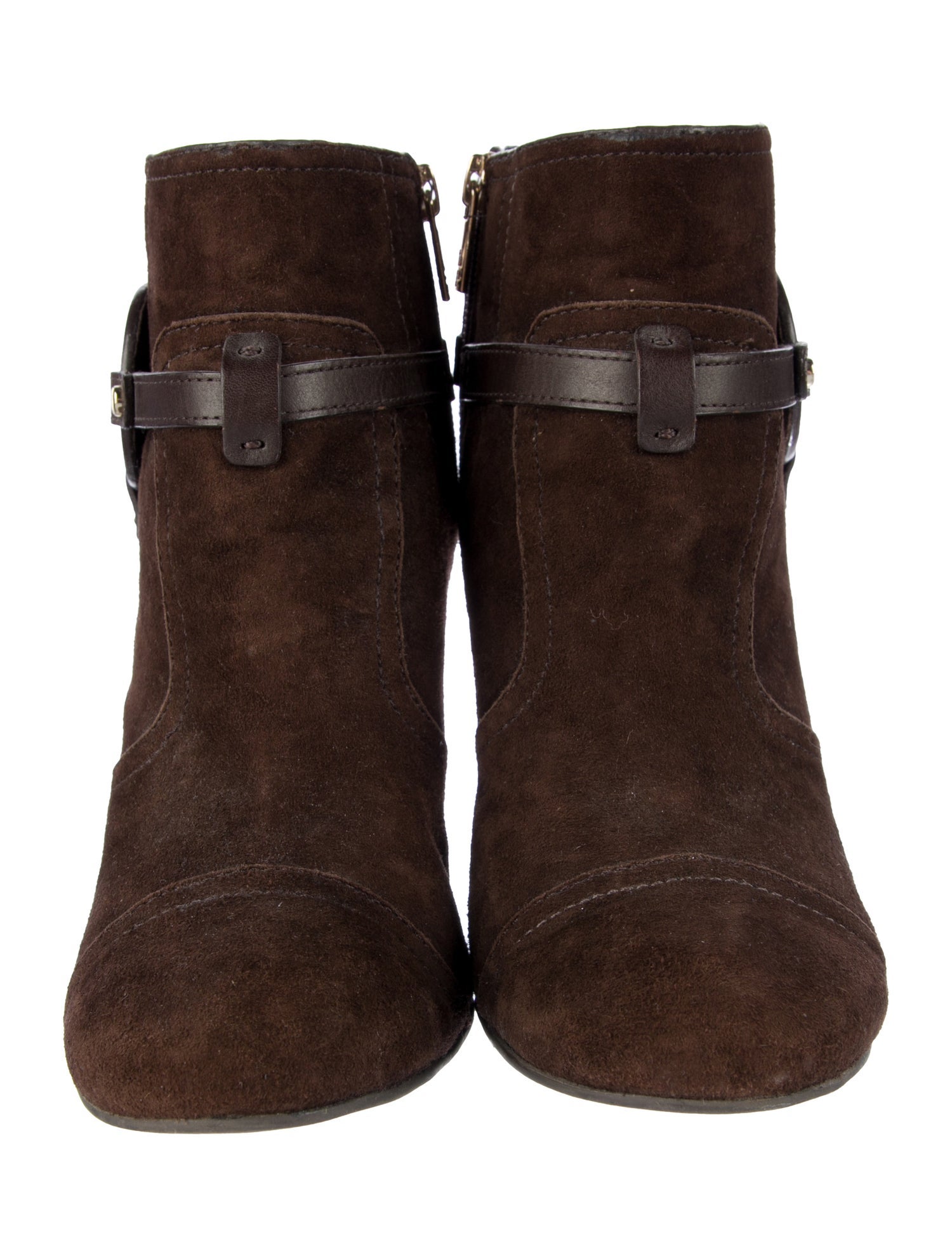 Tory Burch Suede Animal Print Boots