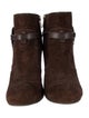 Tory Burch Suede Animal Print Boots