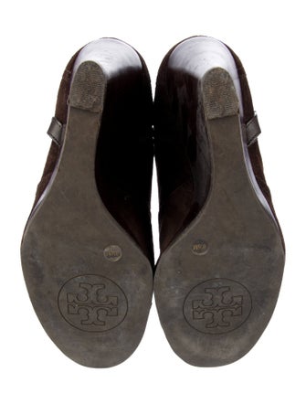 Tory Burch Suede Animal Print Boots