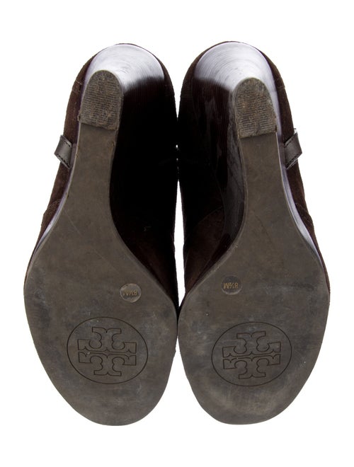 Tory Burch Suede Animal Print Boots