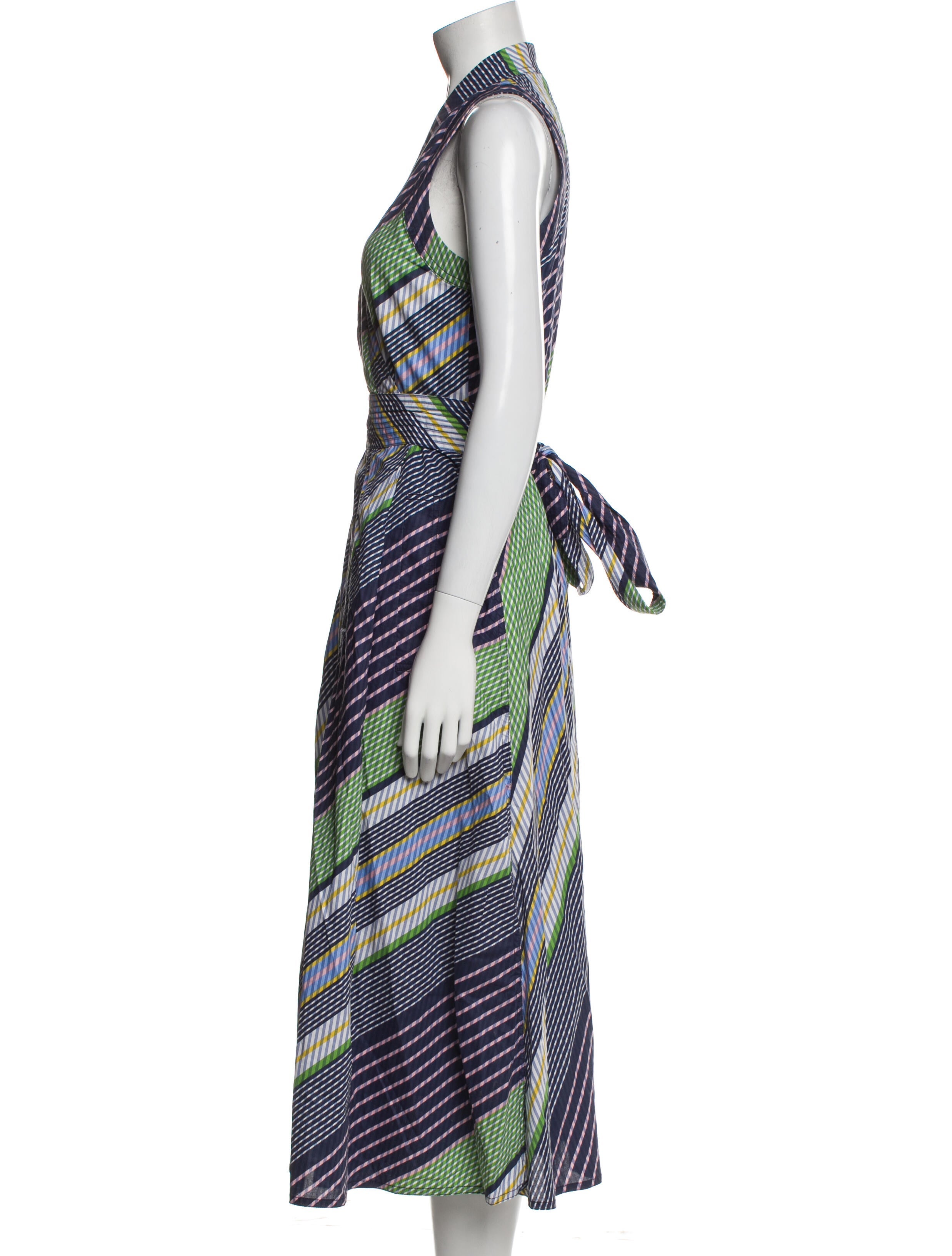 Tory Burch Striped Long Dress