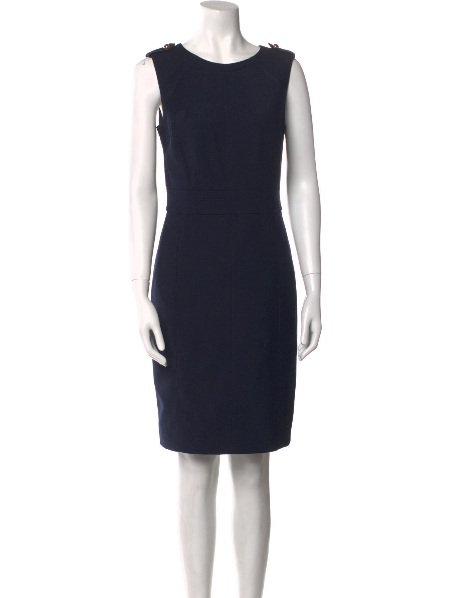 Tory Burch Scoop Neck Knee-Length Dress