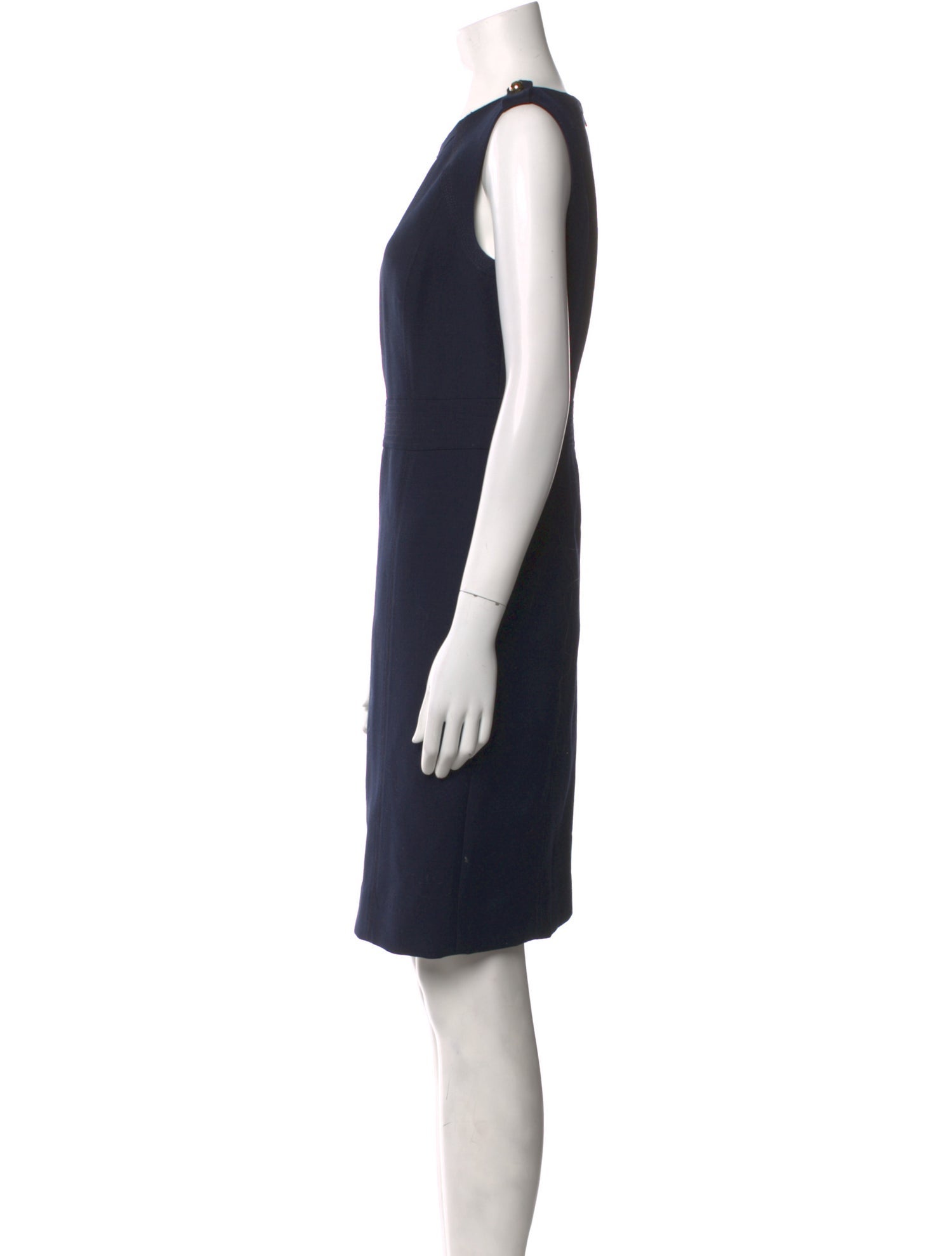 Tory Burch Scoop Neck Knee-Length Dress