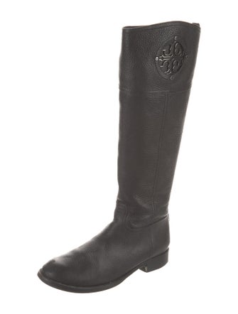 Tory Burch Leather Riding Boots