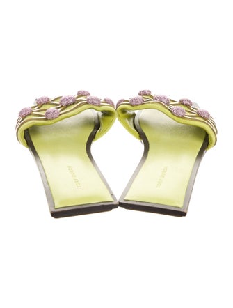 Tory Burch Leather Printed Slides