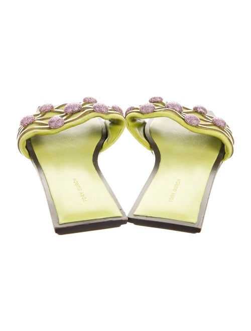 Tory Burch Leather Printed Slides