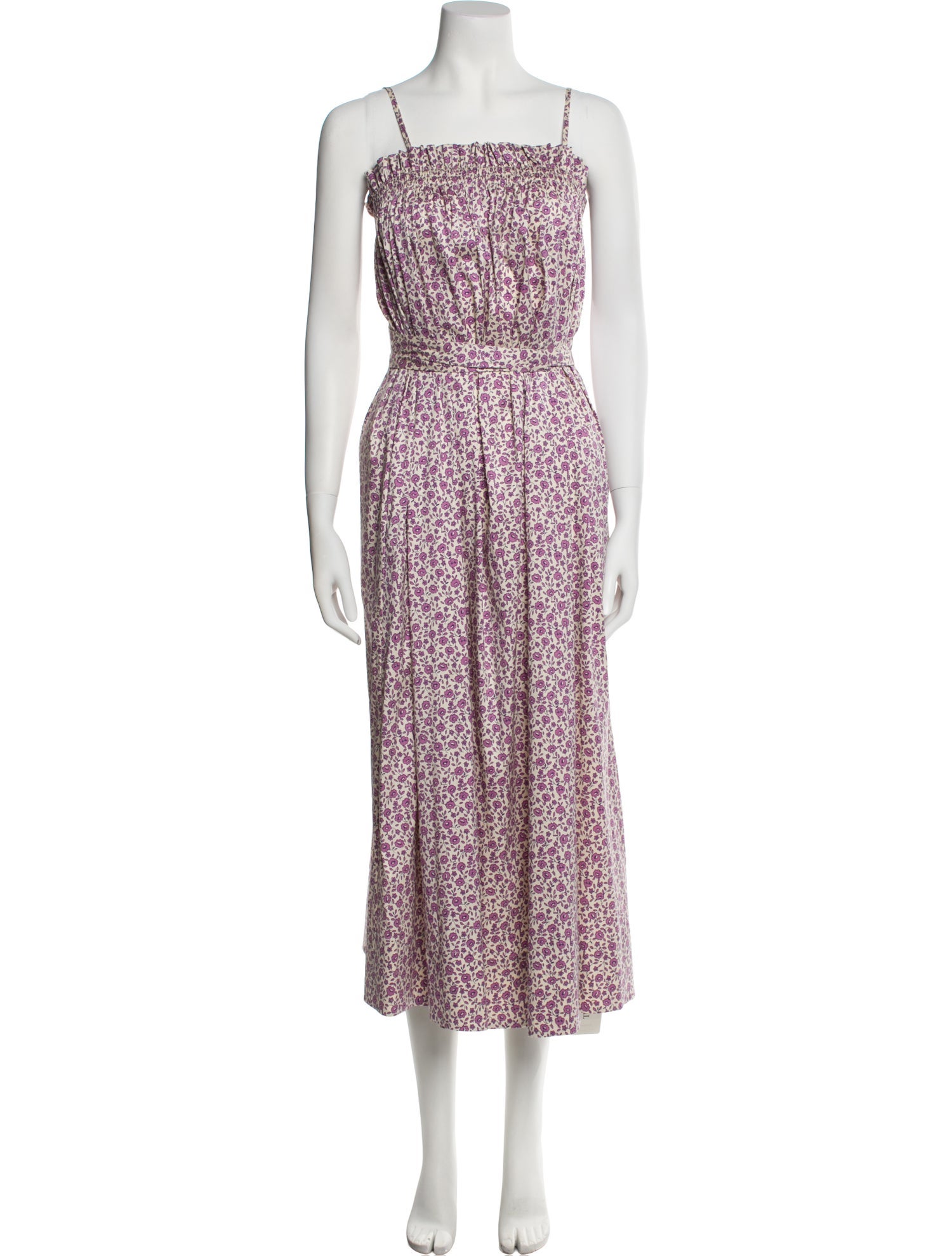 Tory Burch Floral Print Long Dress