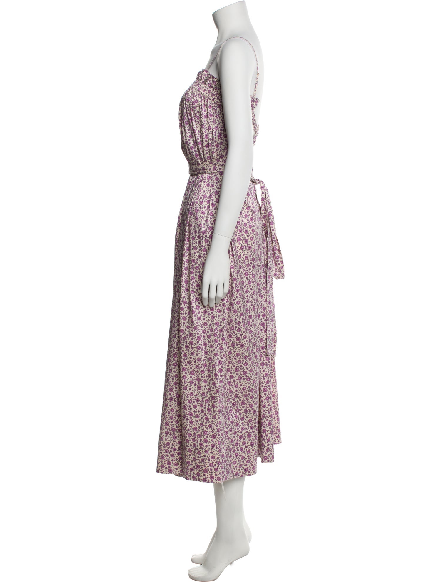 Tory Burch Floral Print Long Dress