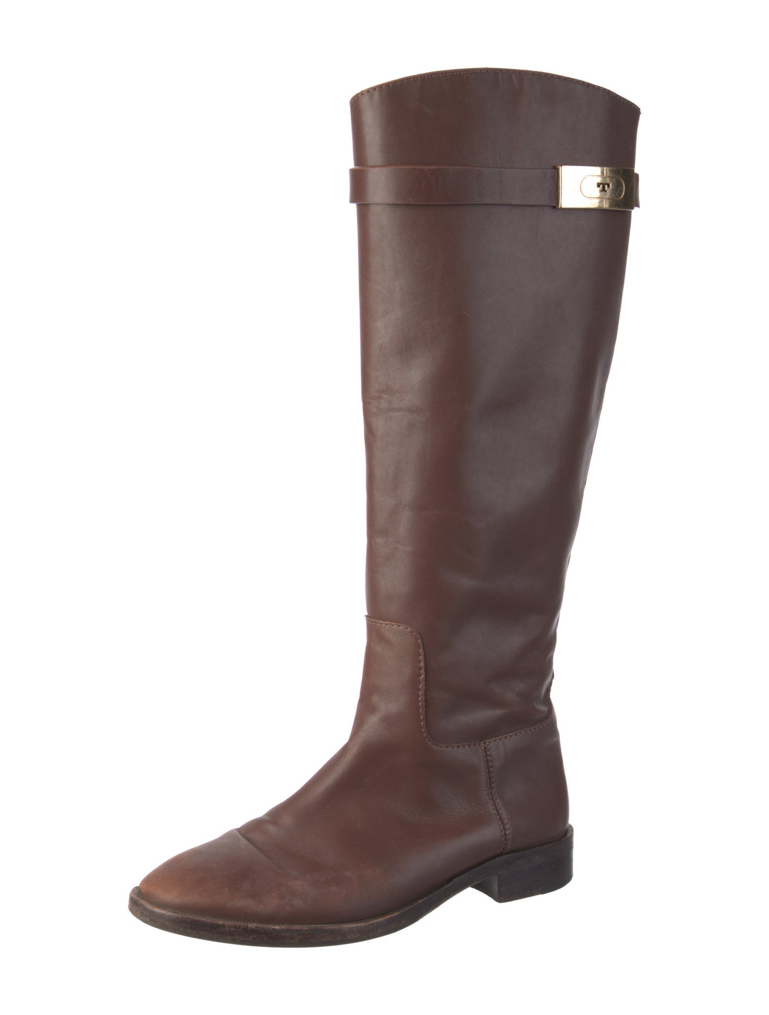 Tory Burch Leather Riding Boots