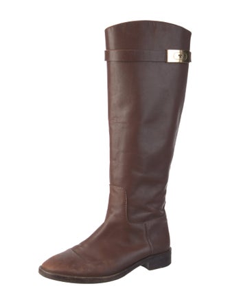 Tory Burch Leather Riding Boots