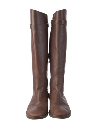 Tory Burch Leather Riding Boots