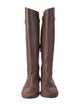 Tory Burch Leather Riding Boots