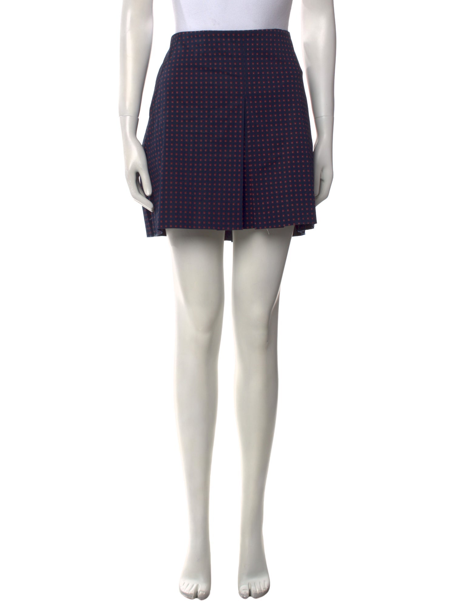 Tory Burch Pleated Accents Mini Skirt