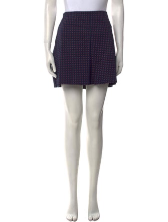 Tory Burch Pleated Accents Mini Skirt