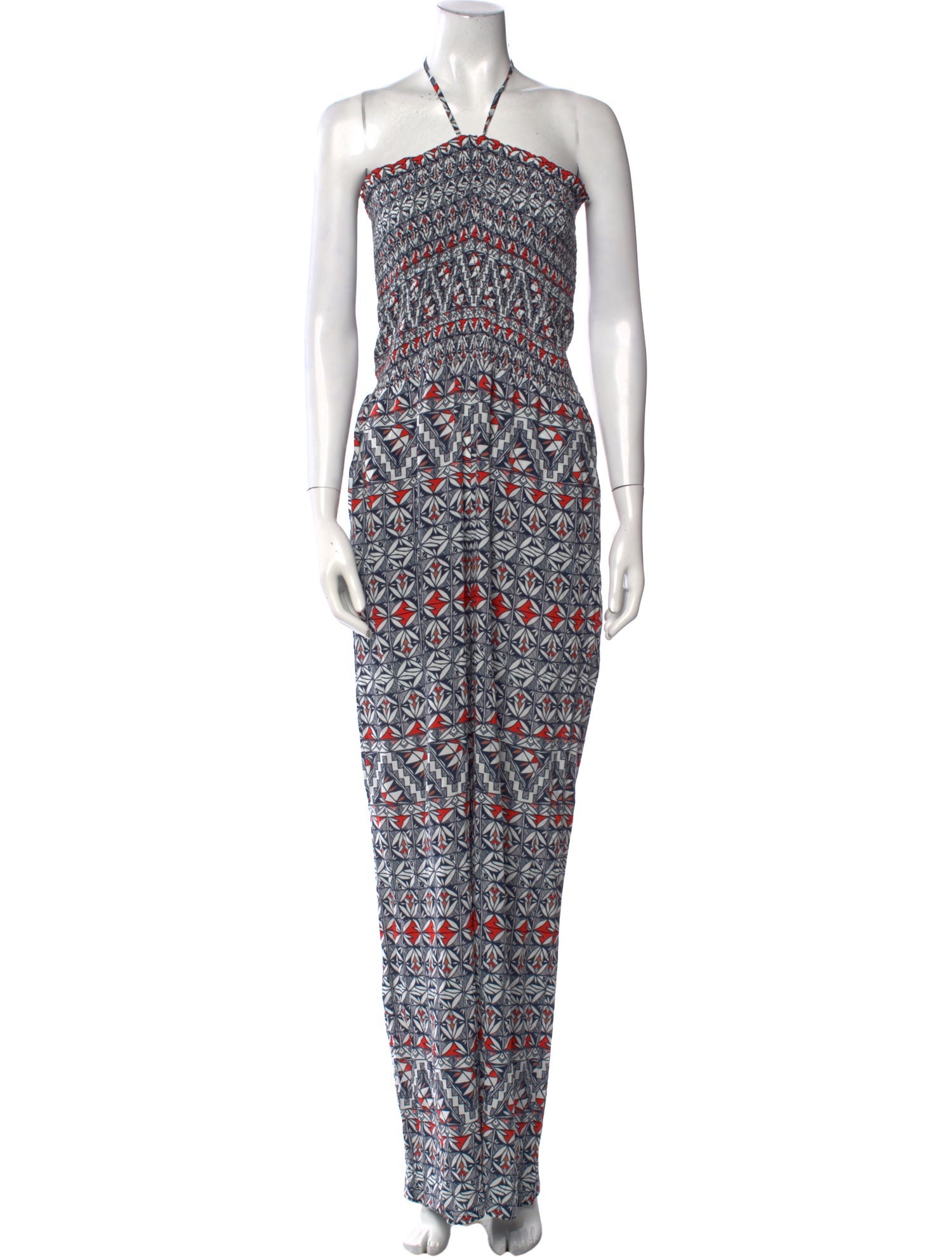 Tory Burch Printed Halterneck Jumpsuit w/ Tags