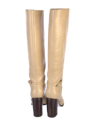 Tory Burch Leather Riding Boots