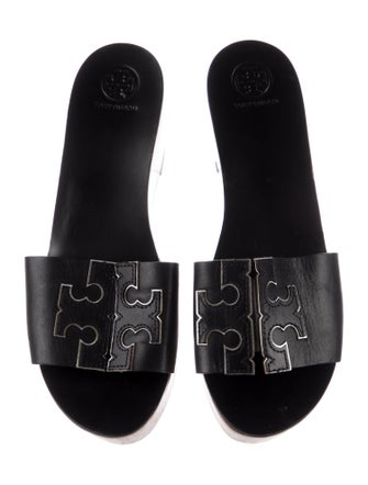 Tory Burch Leather Slides