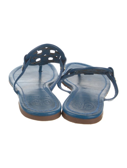 Tory Burch Leather Cutout Accent Slides