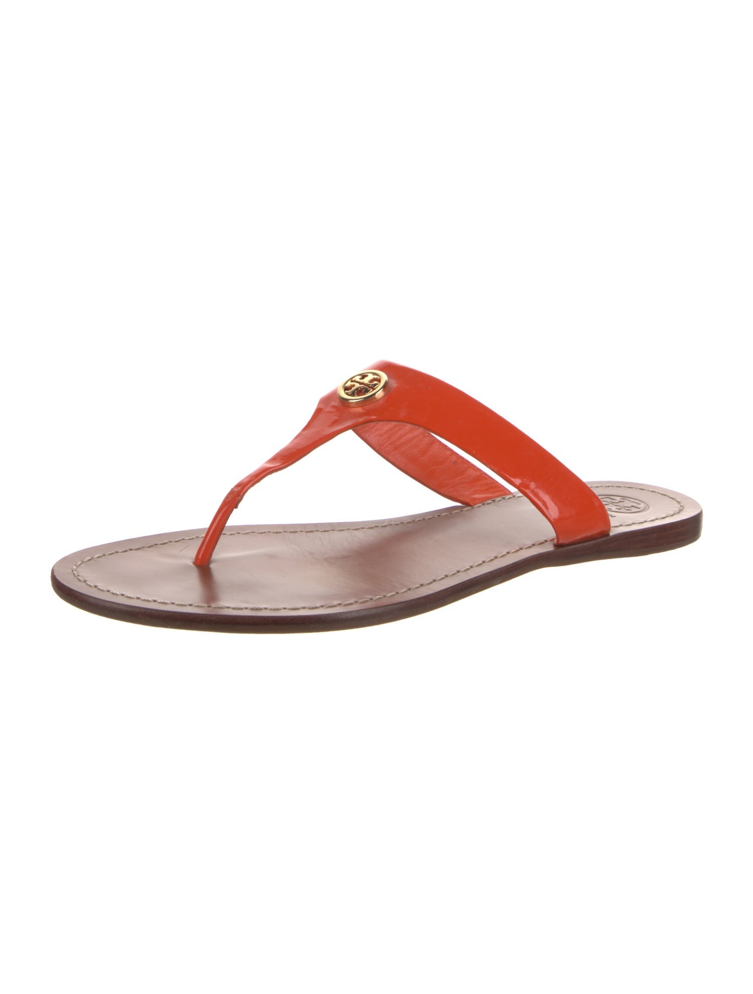 Tory Burch Patent Leather Slides