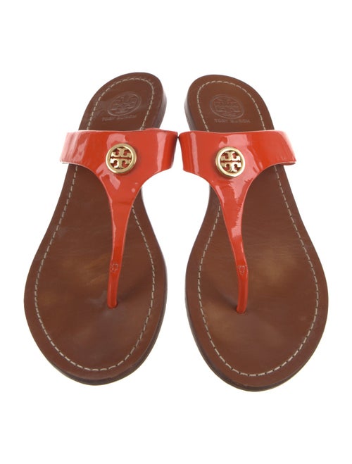 Tory Burch Patent Leather Slides