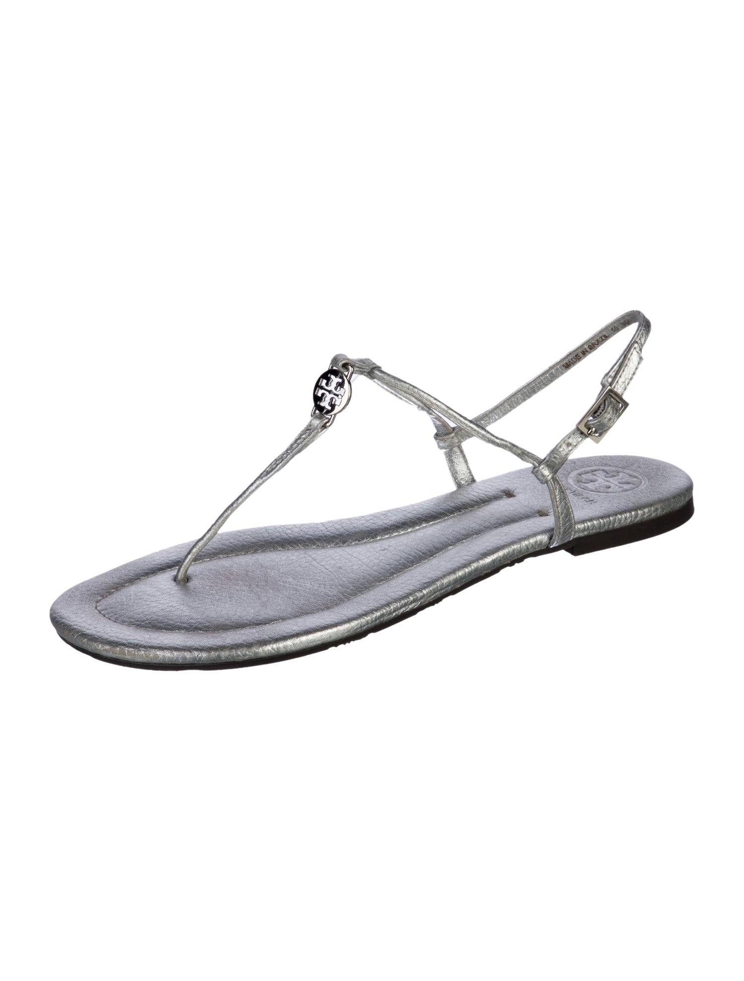 Tory Burch Leather T-Strap Sandals