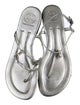 Tory Burch Leather T-Strap Sandals