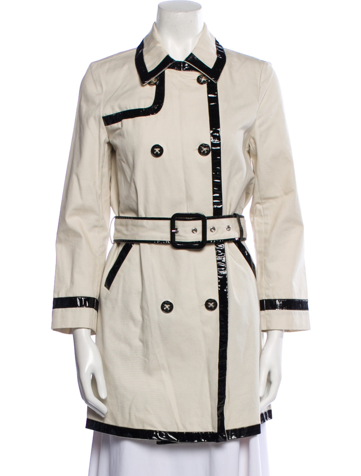 Tory Burch Striped Trench Coat