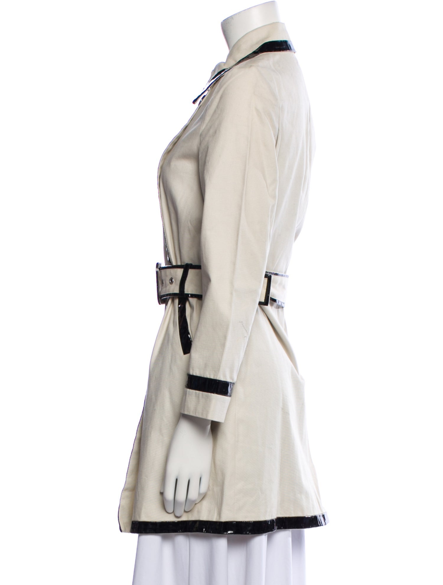 Tory Burch Striped Trench Coat