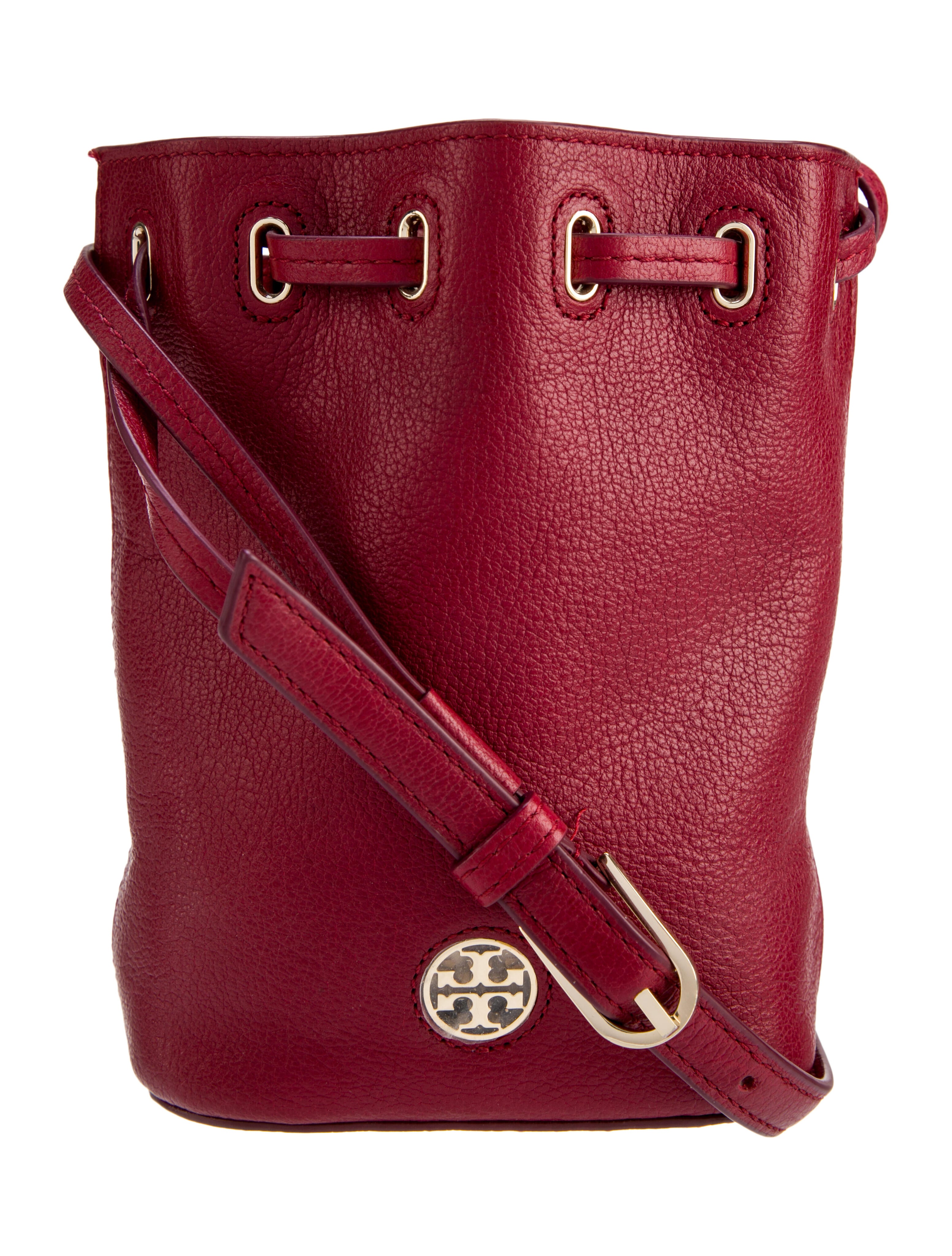 Tory Burch Leather Bucket Bag