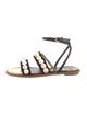 Tory Burch Leather Beaded Accents Gladiator Sandals