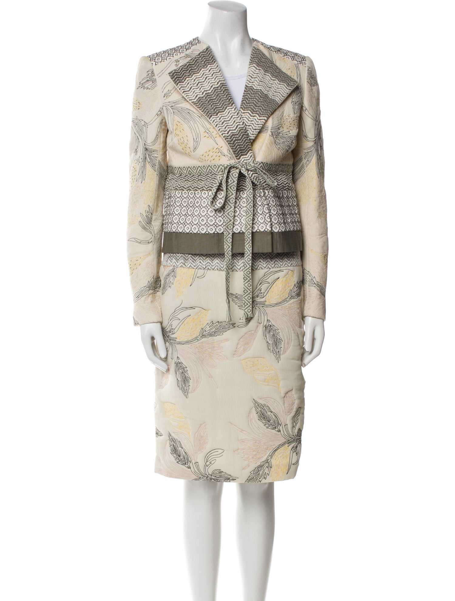 Tory Burch Printed Skirt Set