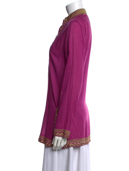 Tory Burch Mock Neck Long Sleeve Tunic