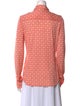 Tory Burch Silk Printed Button-Up Top