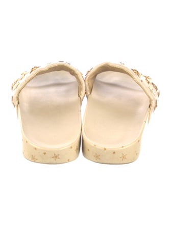 Tory Burch Leather Studded Accents Slides
