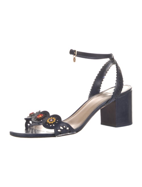 Tory Burch Leather Lasercut Accents D'Orsay Pumps