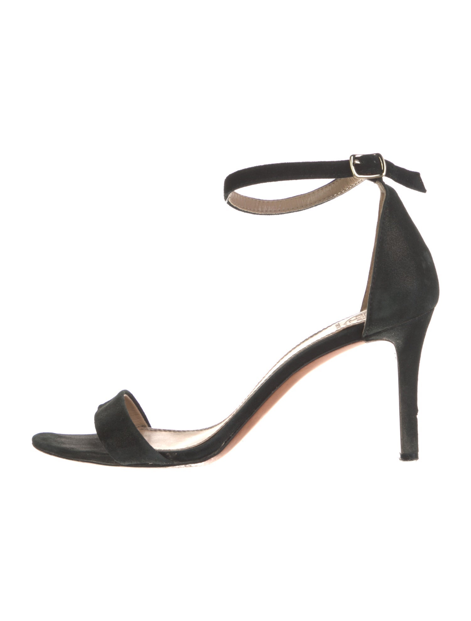 Tory Burch Suede Leather Trim Embellishment Sandals