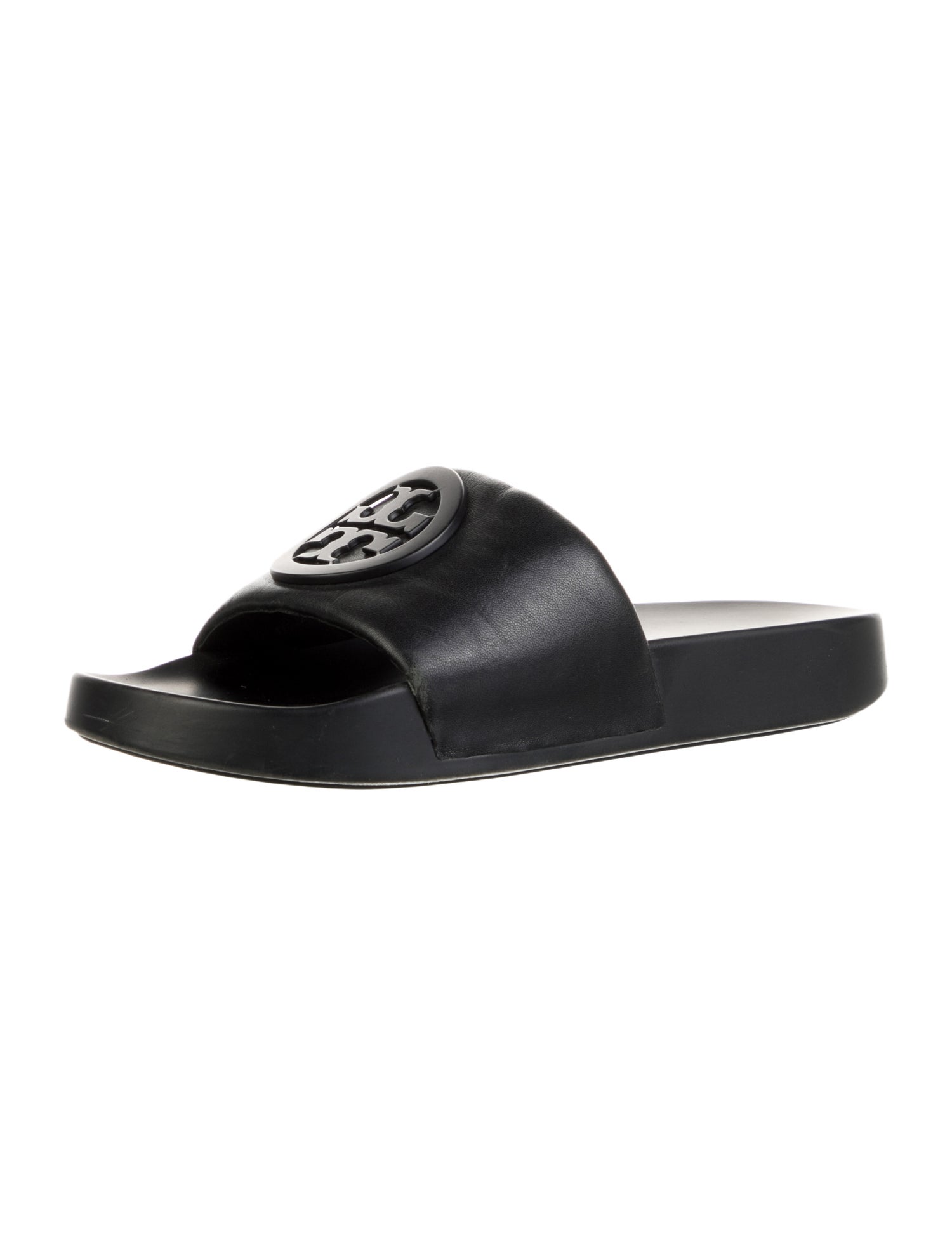 Tory Burch Leather Slides