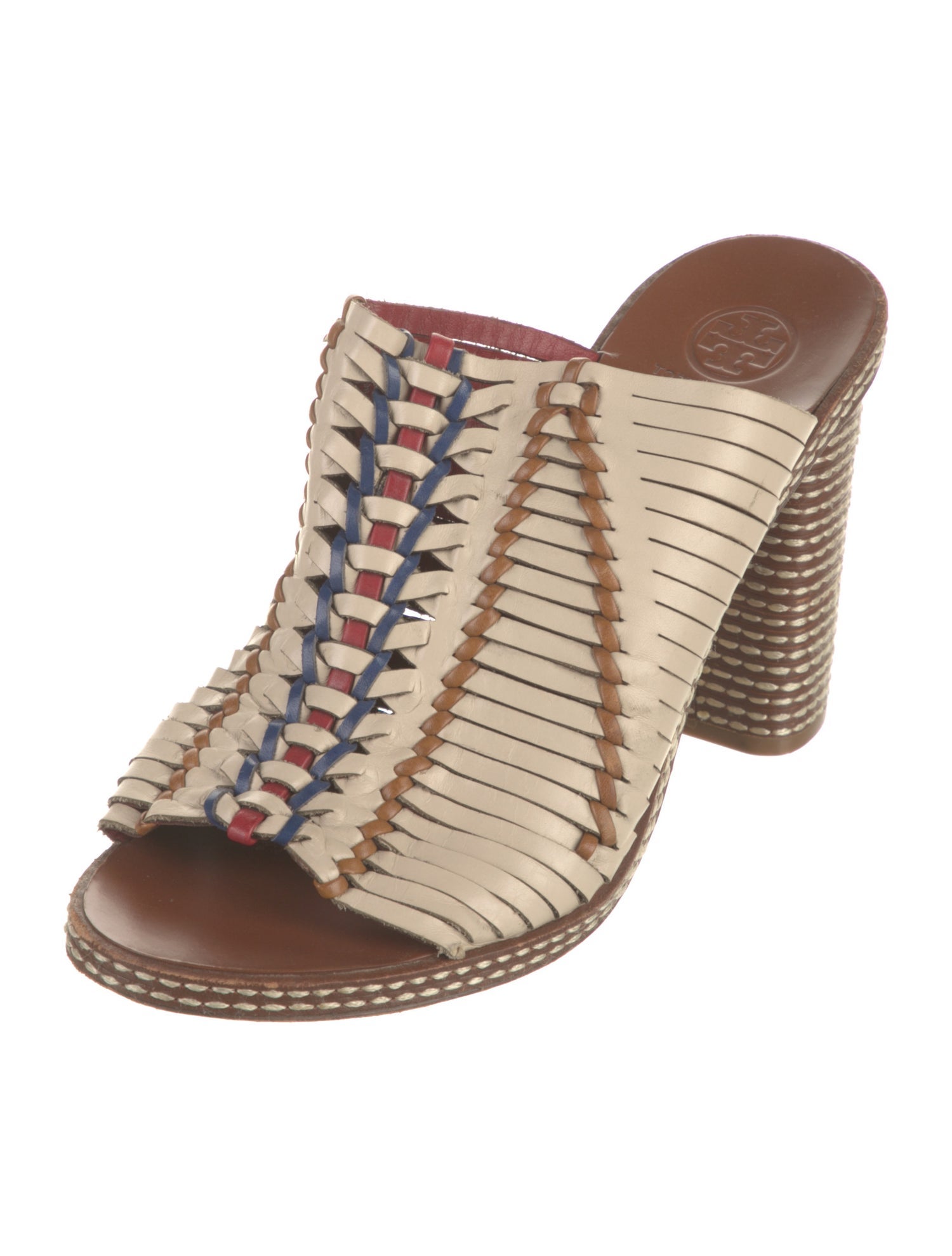 Tory Burch Leather Slides