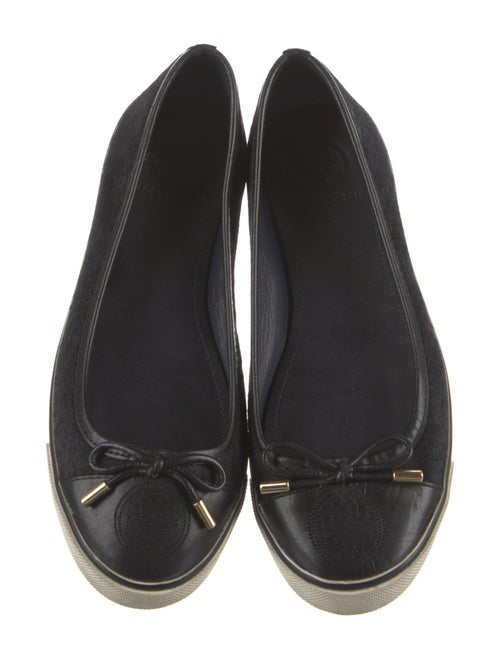Tory Burch Wool Bow Accents Ballet Flats
