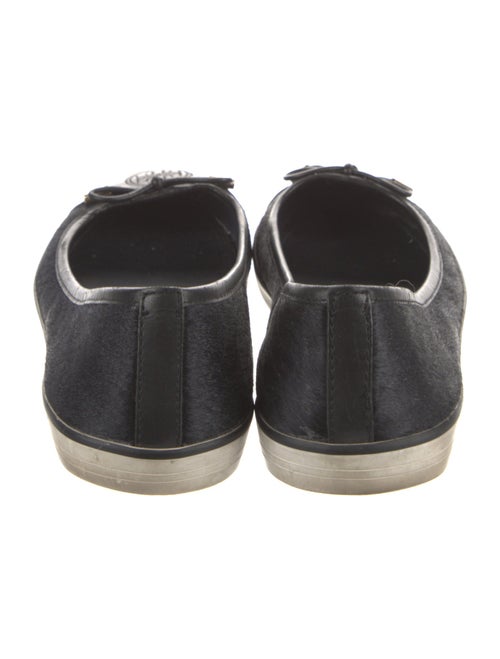 Tory Burch Wool Bow Accents Ballet Flats