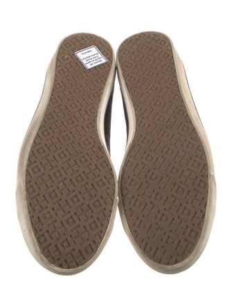 Tory Burch Wool Bow Accents Ballet Flats